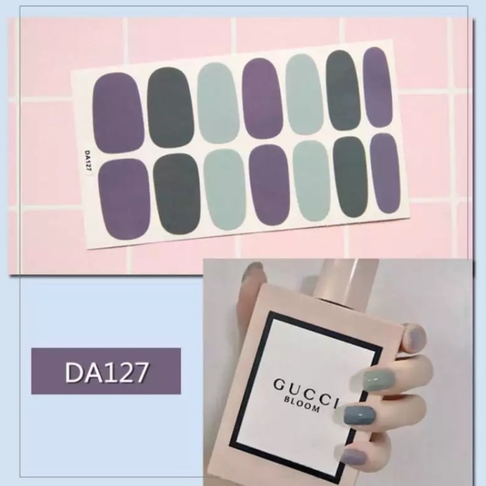 🎉 New Nail manicure stickers - 14 colourful sticker set